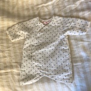 Bonpoint cozy quilted one piece coat size 1M NWOT